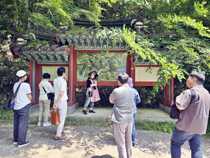 정읍시가 수도권 관광객 유치 팸투어를 진행하고 있다.