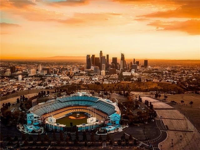 로스앤젤레스 다저스타디움(Dodger Stadium). /사진=모두투어
